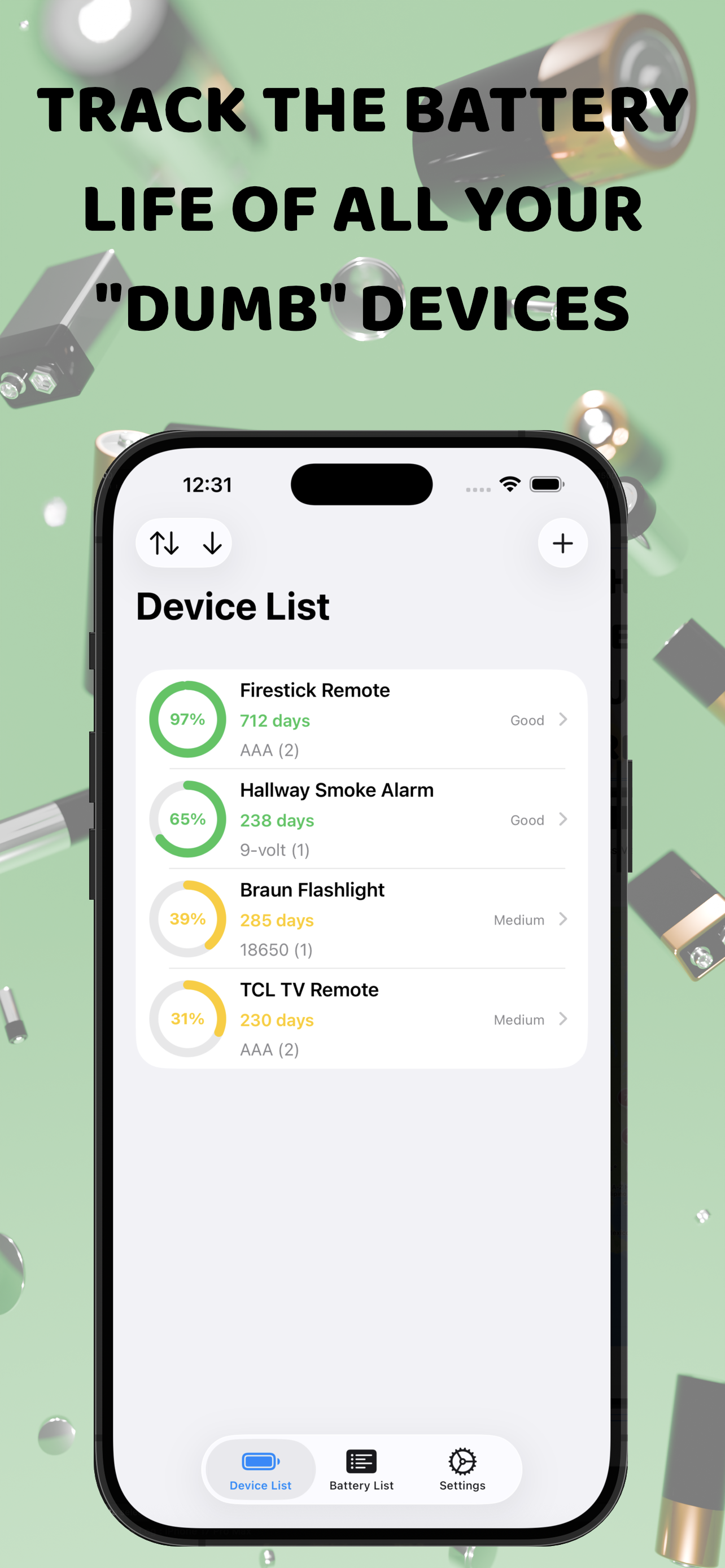 Device Battery Manager screenshot 1