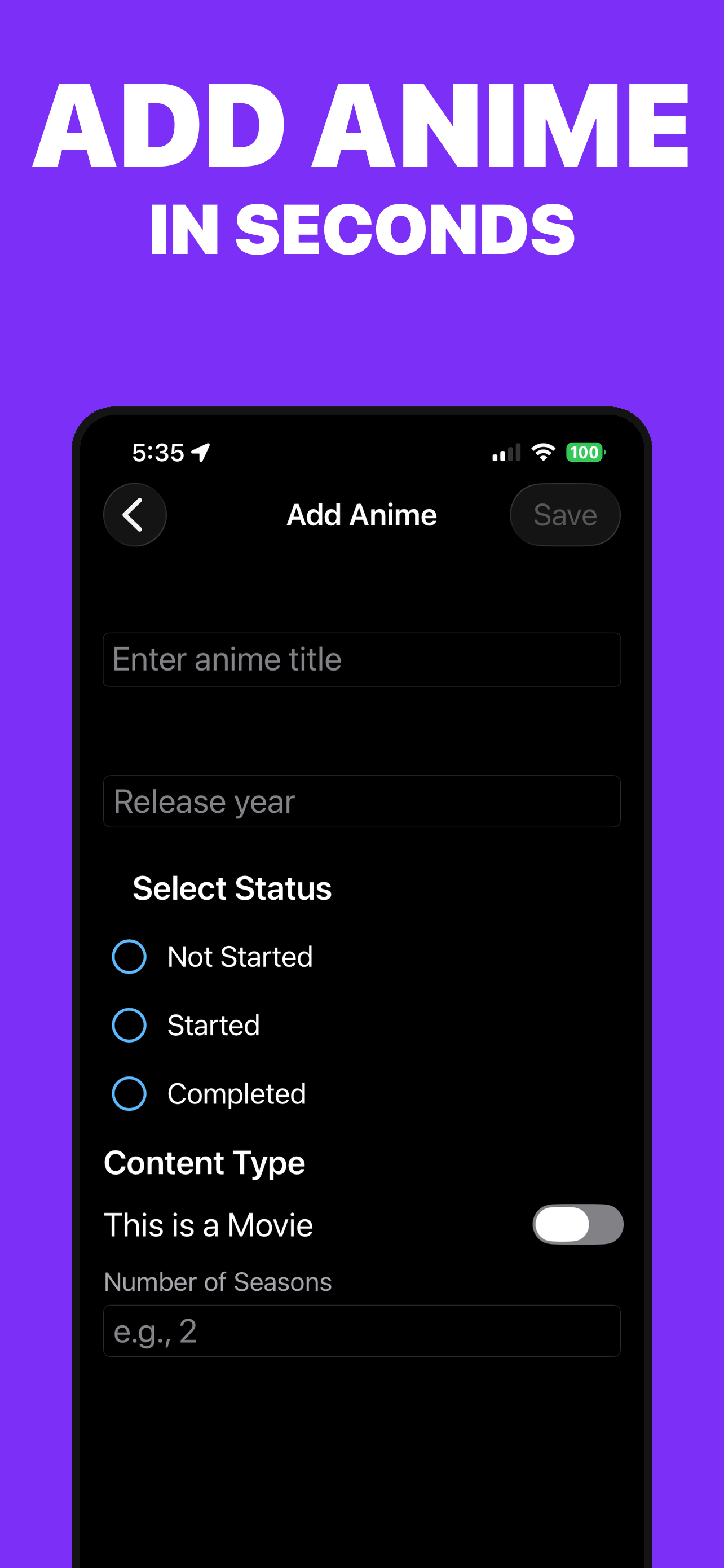 Simple Anime Tracker screenshot 4